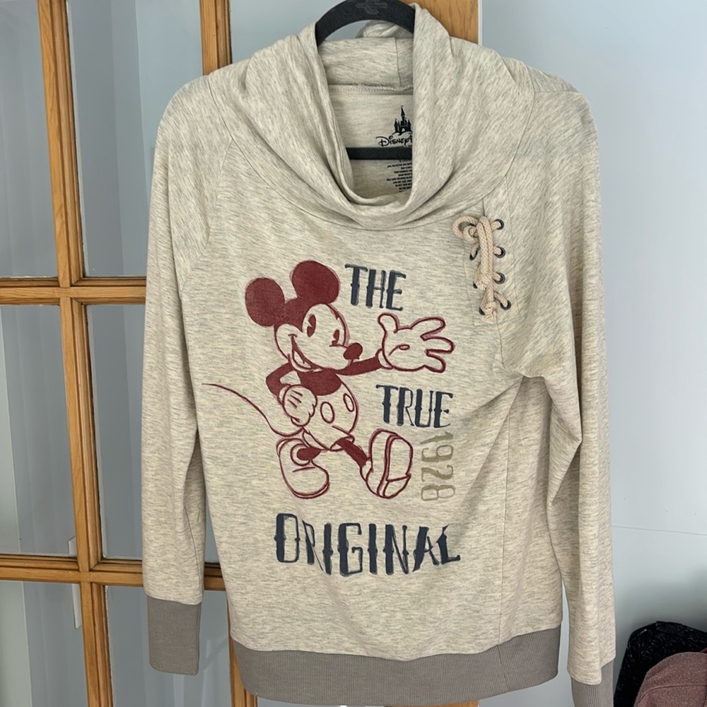 Like new Disney Park sweatshirt gray size medium